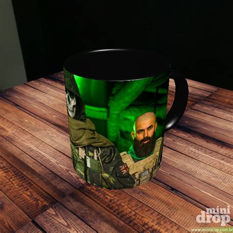 Caneca Call of Duty COD Warzone Presentes de Jogos Colecionáveis