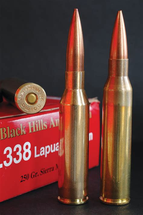 338 Lapua Ammo In Hand