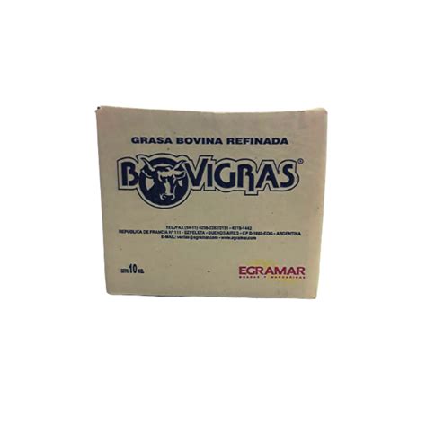 Grasa refinada Bovigras x 10 Kg Razzetto Distribuciones Gualeguaychú