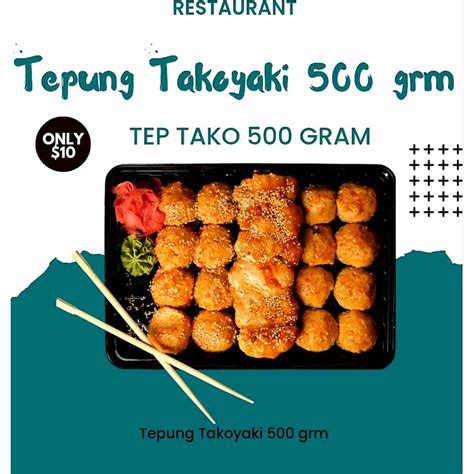 Jual Tepung Takoyaki Gram Tepung Okonomiyaki Premix Instan G