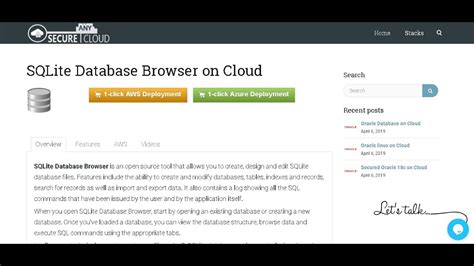 Secured SQLite Database Browser On Windows 2012 R2 Deploy On Azure