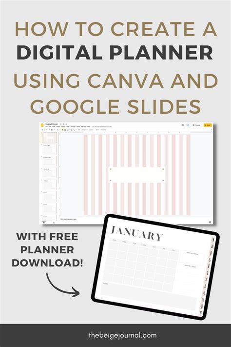 How To Create A Digital Planner Using Canva And Google Slides Digital