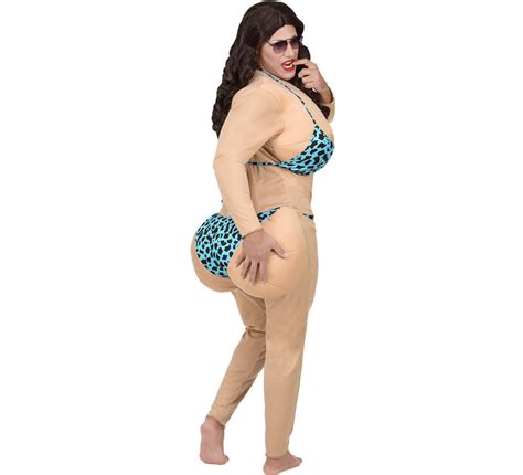 Disfraz De Miss Bikini Acolchado Para Hombre