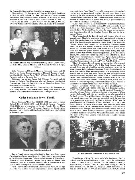 Cherokee County History - Page 465 - The Portal to Texas History