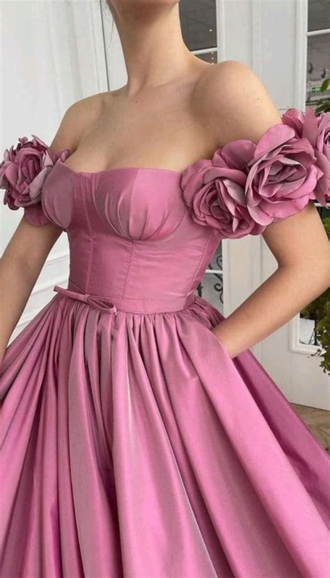 Hot Pink Satin Gown Artofit