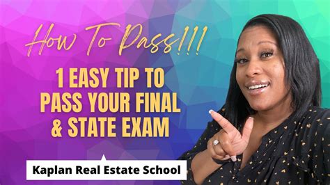 Kaplan Real Estate Schoolhow I Passed Great Study Aids To Pass Youtube