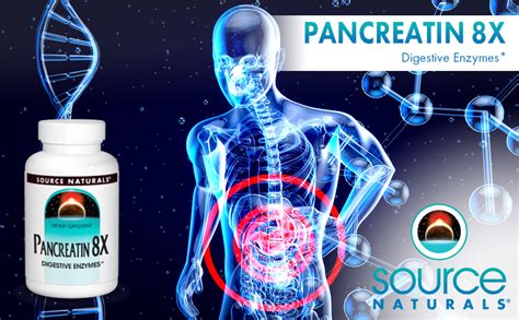 Source Naturals Pancreatin 8x 500 Mg Digestive Enzymes