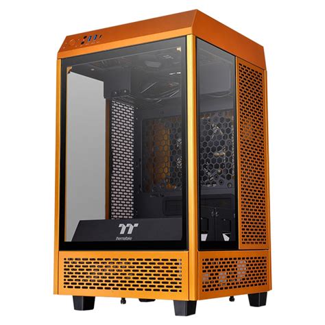 Buy Thermaltake Tower 100 Mini Itx Chassis Metallic Gold Ca 1r3 00sdwn