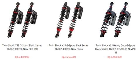 Yss G Sport Black Series Aripitstop