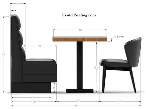 What is a Banquette Style Booth Seating?