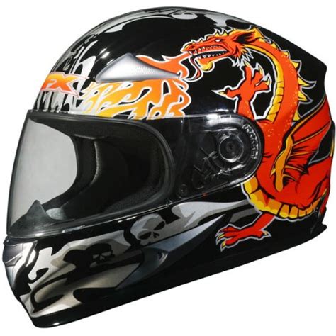 Helmets Afx Dragon Mens Fx 90 Street Racing Motorcycle Helmet Color