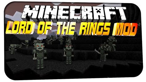 [minecraft] The Lord Of The Rings Mod Review Youtube