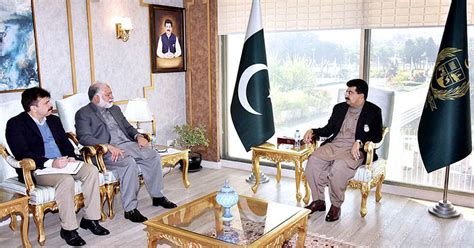 Chairman Senate Muhammad Sadiq Sanjrani Exchanging Views With Murtaza