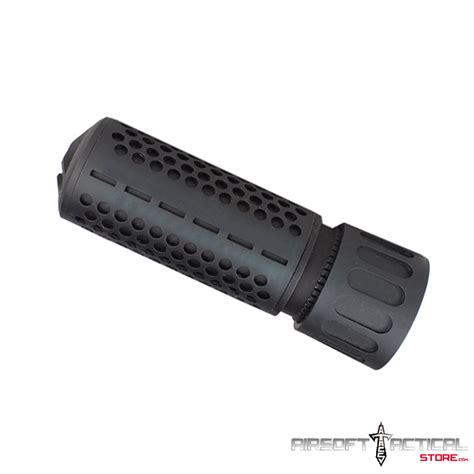 KAC CQB QD Mock Silencer With Flash Hider Color Black By Atlas