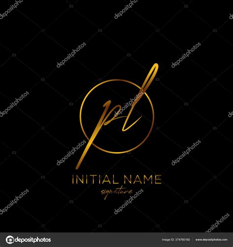 Initial Handwriting Logo Vector Stock Vector By Jhonarif Gmail