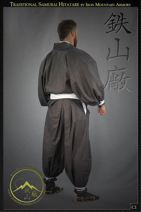 Traditional Hitatare Samurai Clothing Samurai Clothing Clothes Japanese Outfits