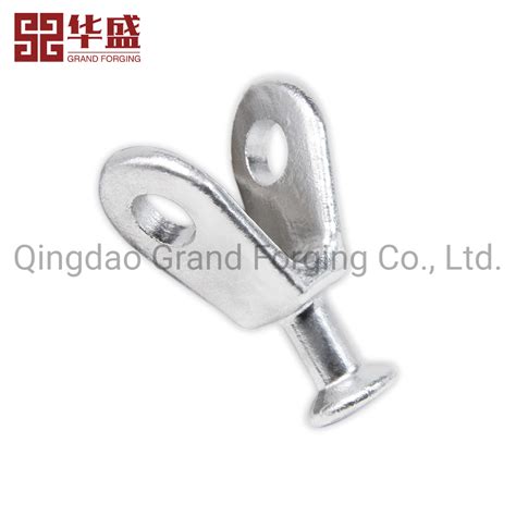 Hot Dip Galvanized Steel Pole Line Socket Y Clevis China Forged Power