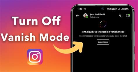 How To Turn Off Vanish Mode On Instagram In