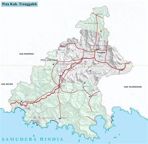 Peta Kabupaten Trenggalek Hd Lengkap