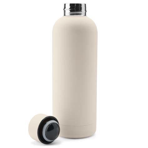 Water Bottle 500 Ml White Stainless Steel In Stock Trendhim