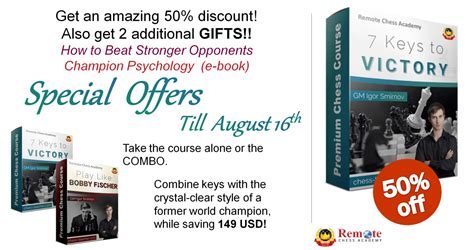 Open Enrolment To 7 Keys To Victory” Remote Chess Academy