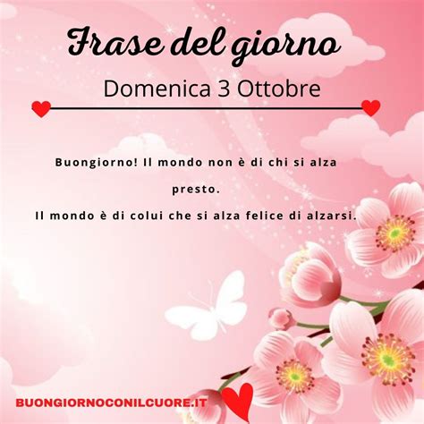 Frase Del Giorno Domenica 3 Ottobre 2021 La Frase Di Oggi E Domani