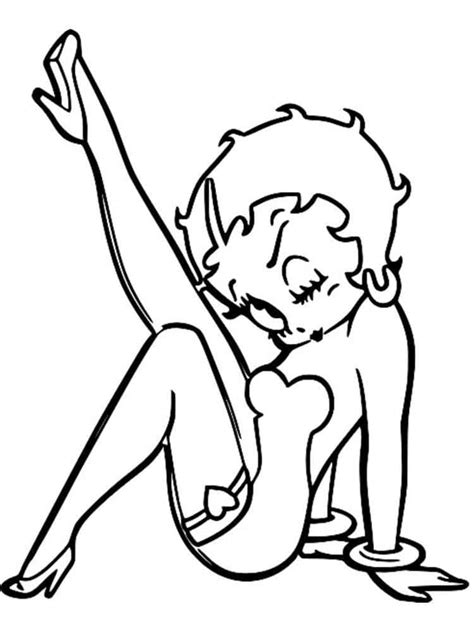 Desenhos De Betty Boop Para Colorir E Imprimir Colorironline