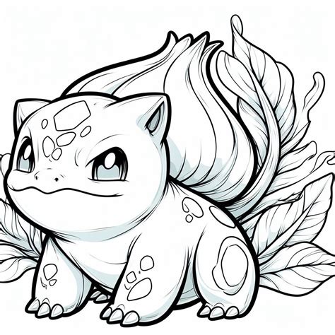 Bulbasaur 20 Coloring Pages Etsy