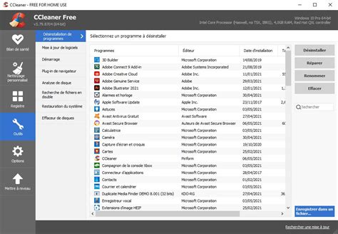 Télécharger Ccleaner gratuit pour Windows macOS et Android APK