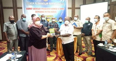 Komisi V Dpr Papua Apresiasi Kinerja Up Kp Dalam Mengawal Pelayanan