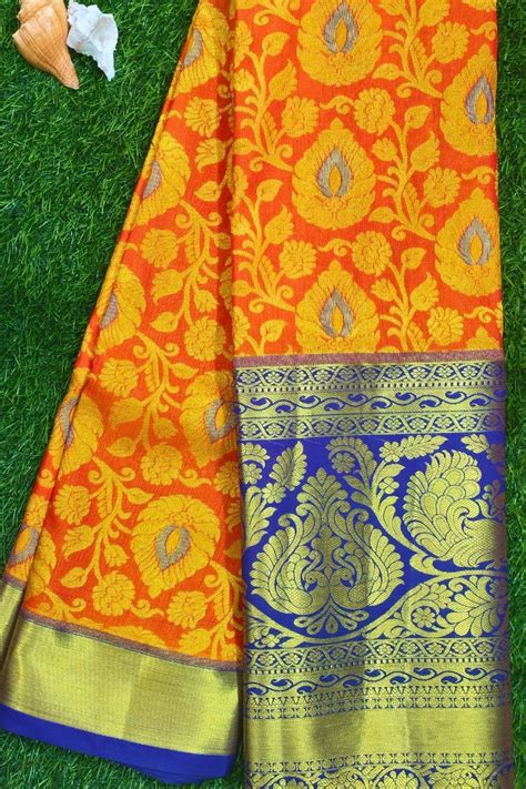 Experience The Beauty Of Kanjivaram Bridal Semi Silk Sarees At Venishka