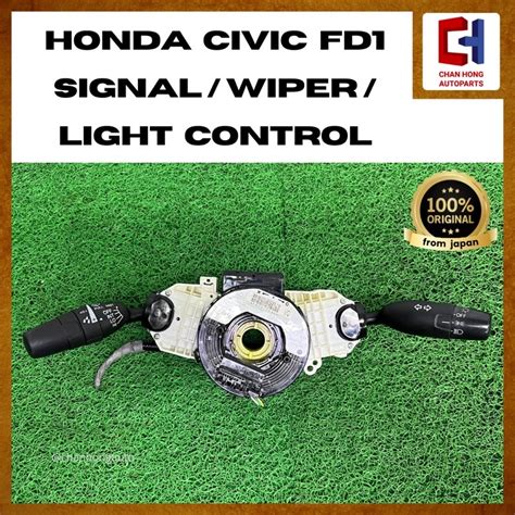 Honda Civic Fd1 Signal Wiper Headlamp Control Switch Original From