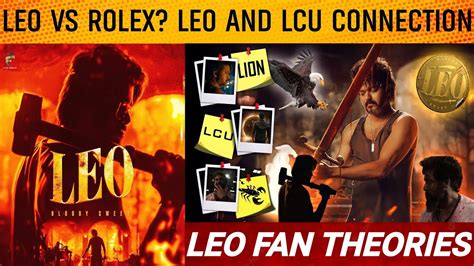 Leo And LCU Connection Leo Vs Rolex Thalapathy 67 Lokesh