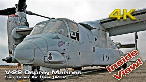 Bell Boeing V 22 Osprey 4k Marines Vmm 263 Inside View Youtube