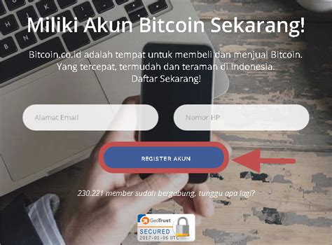 Cara Daftar Akun Bitcoin Co Id