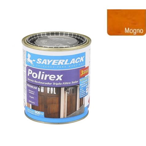 Verniz Polirex Brilhante Restaurador Mogno 900ml Sayerlack Shopee Brasil