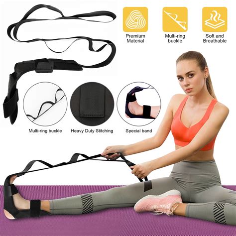 Yoga Pilates Yoga Strap Belt Ankle Ligament Physical Therapy Stretch