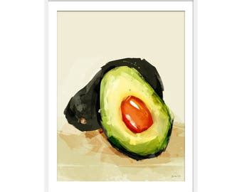 Not Yet Eat Me Now Too Late Avocado Print Avocado Art