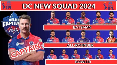 Ipl Delhi Capital Playing Dc Squad Youtube