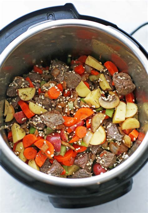 Instant Pot Beef Barley and Mushroom Soup - Yay! For Food