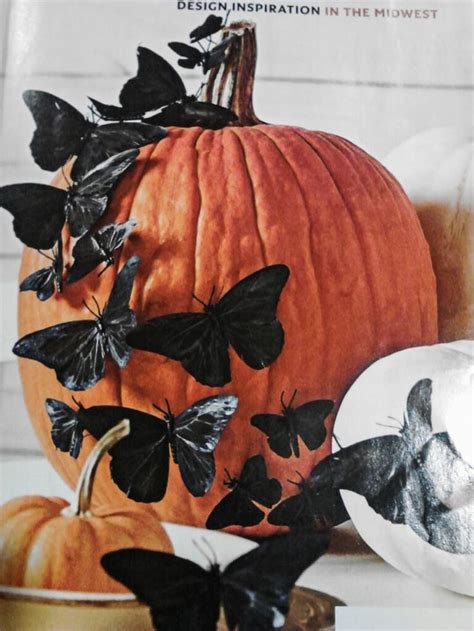 Elegant and Eerie: Black Butterfly Halloween Decor Ideas | Butterfly ...