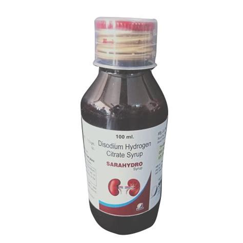 Sarahydro Disodium Hydrogen Citrate Syrup Packaging Size Ml At