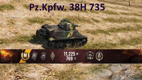 World Of Tanks Pz Kpfw 38h 735 F Youtube