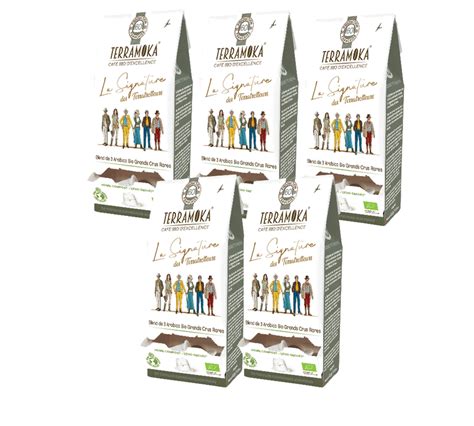 La Signature 60 Capsules Café bio compatible Nespresso TerraMoka