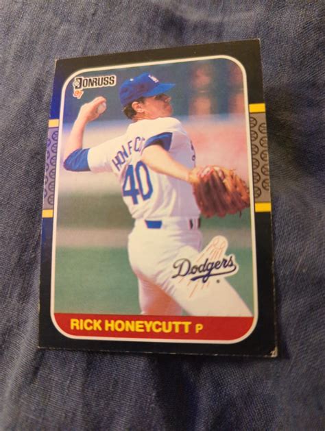 Rick Honeycutt Ungraded 1987 Donruss