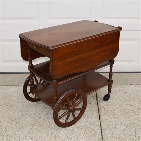 Vintage Serving Cart From Pennsylvania House Ebth