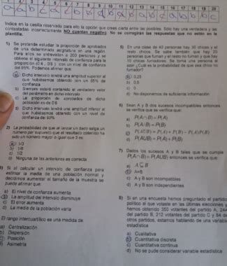 Examen Estadistica Pdf