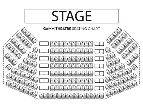 Seating Chart | The Gamm Theatre | Warwick, RI