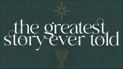 The Greatest Story Ever Told Title Slide Ministry Pass