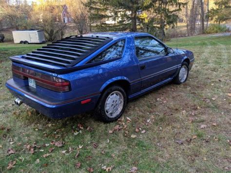 Dodge Daytona Hatchback Blue Fwd Manual Shelby Z For Sale Photos